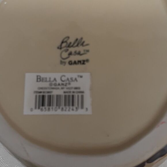 Bella Casa by Ganz Teapot & bread tray Vineyard Grapes - Picture 9 of 11